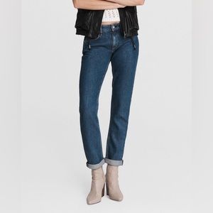 RAG & BONE Low Rise Boyfriend Featherweight Jeans